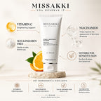 Vitamin C & Niacinamide Face Wash | For Skin Brightening, Glowing| Dullness Reduction| Hydrates | Suitable For Oily, Dry & Sensitive Skin FACE WASH (100 ml)