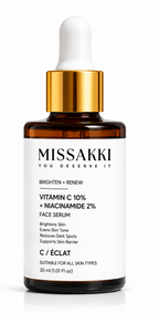10% Vitamin C, 2% Niacinamide Serum Powered with Green Tree Extract, Aloe Vera Extract (30 ml)